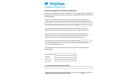 release form onlyfans|Finding Your OnlyFans Model Release Form: Step